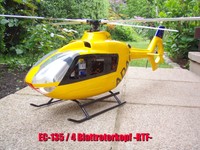 EC-135 ADAC inkl. HK- 500 Mechanik / mit 4 Blattrotorkopf -RTF- mit Sender