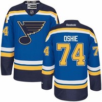 NHL Eishockey Premier Trikot/Jersey ST. LOUIS BLUES TJ Oshie #74 blau