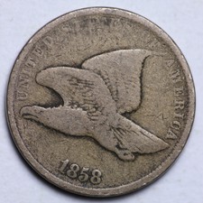 1858 Flying Eagle Cent Penny Choice Free Shipping E101 Ct
