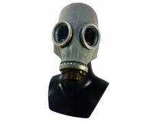 Soviet russian military Gas mask GP-5. Grey rubber New, Nos. Size Large