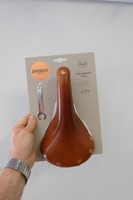 vintage rennrad sattel brooks swift chrome saddle honig honey !NEU!