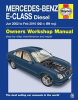Haynes Workshop Manual Mercedes-Benz E-Class CDI Diesel 2002-2010 Service