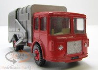 MATCHBOX King Size 7 Refuse Truk Müllabfuhr rot beweglicher Container Scale 1:43