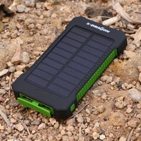 X-DRAGON 10000mAh Power bank Externer Zusatz Solar Ladegerät Outdoor LED Camping