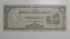 New listing
Paper Moneyjapanese Wwii Philippine Occupation Currency 10 Peso Note