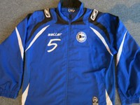 Arminia Bielefeld "saller" orig. Spieler - Trainings-Jacke Gr.M 