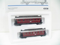 MÄRKLIN 43138 PERSONENWAGEN-SET DONNERBÜCHSEN ROT der DB  HI708