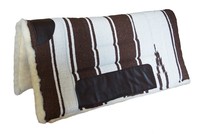 Westernpad GR "Heavy Horse" extra groß     braun grau pink weiß