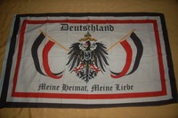 Deutschland Meine Heimat, Meine Liebe Fahne Flagge 90 x 150 cm