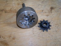  Maw Anlassvorrichtung für Bohrmaschine Fahrrad Hilfsmotor  Hühnerschreck 