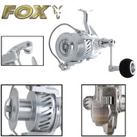 Fox Stratos 20000 TS Rolle - 2-Gang Stationnärrolle, Schnurfassung 402m 0,47mm 