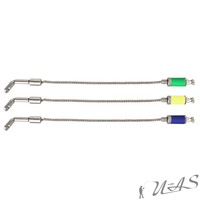 3 ER SET DELTEC EDELSTAHL DROP OFF HÄNGER SWING BISS ANZEIGER BITE INDICATOR