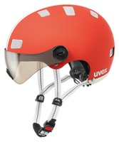 Uvex City V Fahrrad Helm rot/weiß 2016