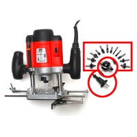 917885 Oberfräse Tischfräse Fräse 1200 W inkl 12 Fräser