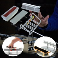 4-tlg Set Finger Skateboard Rampe Performance Skatepark Funbox ABS Kunststoff