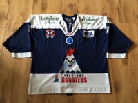 Iserlohn Roosters Dimitri Kotschnew Gameworn Trikot IEC ECD Eishockey Goalie