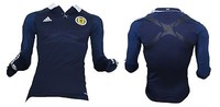 Schottland Trikot Adidas Player Issue Techfit LS Shirt Jersey