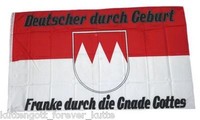 Franken Flagge Fahne "GNADE GOTTES " Fan Block Kurve Ultra + 100% Polyester NEU