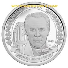2015 $20 Fine Silver Coin George-ÉTienne Cartier