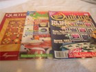 CRAFT LOT OF 3 DIFFERENT TYPES OF MAGAZINES QUILT PATTERNS SET A 5