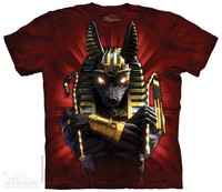The Mountain T-Shirt Ägypten Schakal Gottheit Totenführer Anubis S - 3XL