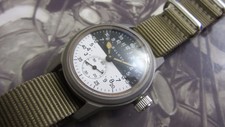 WW2 BULOVA 24 HOURS DAY/NIGHT DIAL WATCH with ORIGINAL MILITARY CASE
