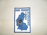 TSV 1860 München Aufnäher,Patch "Hier Regiert 1860 München" TOP Rarität