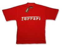 T-SHIRT Tee Formula 1 Scuderia Ferrari F1 NEU Silber Foil Logo Rot DE