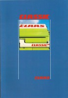 Claas Prospekt  1 x ORIGINAL CLASSIC Claas Prostpekt 9/90 sehr alt Sammlung