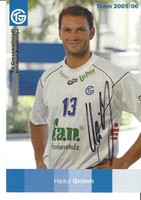 Autogrammkarte AK signiert signed TV Grosswallstadt  HEIKO GRIMM