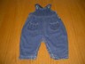 GAP SOLID BLUE COTTON DENIM OVERALLS INFANT GIRLS 6-12 mo ALL SEASONS EVERYDAY