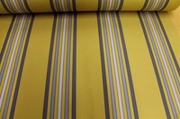 Markisenstoff wasserabweisend gelb gestreift / M24