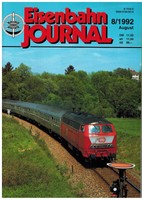 Eisenbahn-Journal, Jahrgang 1992, Heft 8, August