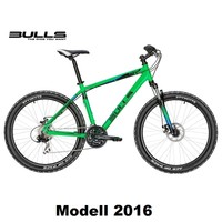 Fahrrad Bulls Pulsar Eco Disc Mountainbike 41cm Shimano grün Scheibenbremse 2016