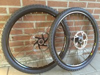 Cannondale Lefty 26" Zoll Laufradsatz Mavic 321 Disc Bremsscheiben Silento 2