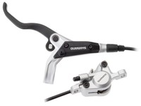 Fahrrad Scheibenbremse Shimano M 446 hydraulisch HR, silber, rechts, mit BL-M445