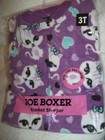 Baby Blanket Footed Sleeper by Joe Boxer, Lavender w/Kittens--sz 3T---NEW!!