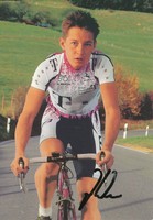 Jürgen Werner   Team Telekom  Radsport  Karte mit Unterschrift - 223718