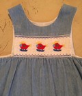 House Of Hatten Boys Toddler Size 2T Smocked Helicopter Blue Easter One-piece