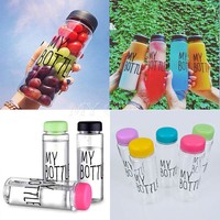 500ML My Bottle Infusion Flasche Wasserflasche Trinkflasche Sport Obst Getränke