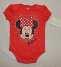 NEW Disney Baby Girl Minnie Mouse One Piece Size 3-6 & 6-9 Months Shower Gift