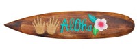 Surfboard 100cm Surfbrett als Deko Aloha Hawaii Style Exclusiv Design
