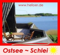  Urlaub an der Schlei Ostsee ruhige Ferienwohnung mit Wasserblick & Hund Ferien