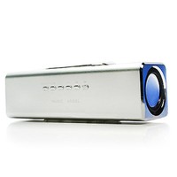 No508 STEREO MUSICANGEL LAUTSPRECHER FüR iPOD/iPHONE 2G/3G USB/MICROSD/TF SILBER