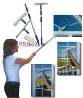 Teleskop Fensterreinigung Waschen Kit Ausrüstung Ausziehbarer Poliger