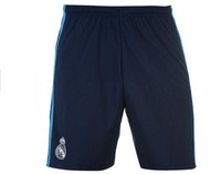 Adidas Auswärts 3rd Shorts Hose Real Madrid Blau 2015 2016 alle Größen Neu