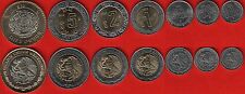 Mexico set of 7 coins: 10 centavos - 10 pesos 2011-2013 Unc