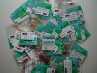 960 ungebundene Angelhaken mit Platte Größe 1 bis Größe 14 sortiert