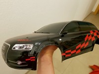 RC karosserie 1:10 audi rs6