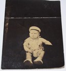 Scary Baby Photograph Antique Haunted Popeye's Angry Swee'pee Look Alike Photo 